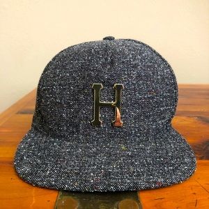 HUF Tweed Metal H Strapback